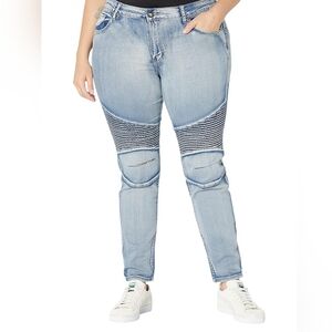 Cover Girl Womens Light Wash Riding Jeans